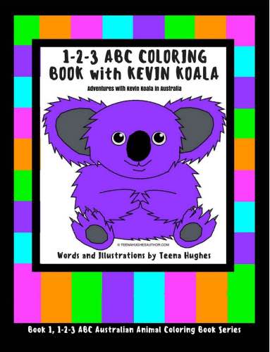 1-2-3 ABC Coloring Book with Kevin Koala