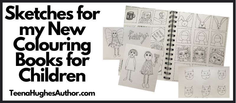 New Colouring Books for Children by Teena Hughes